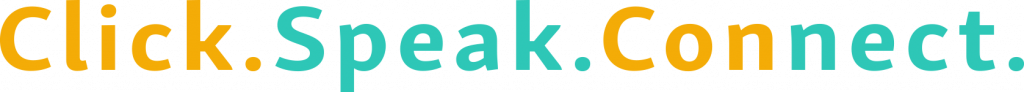 click speak connect logo